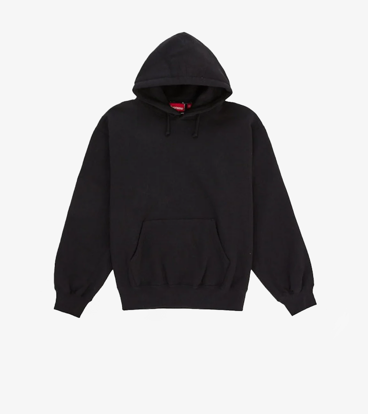 Supreme Satin Appliqué Hooded Sweatshirt FW25 – Noir