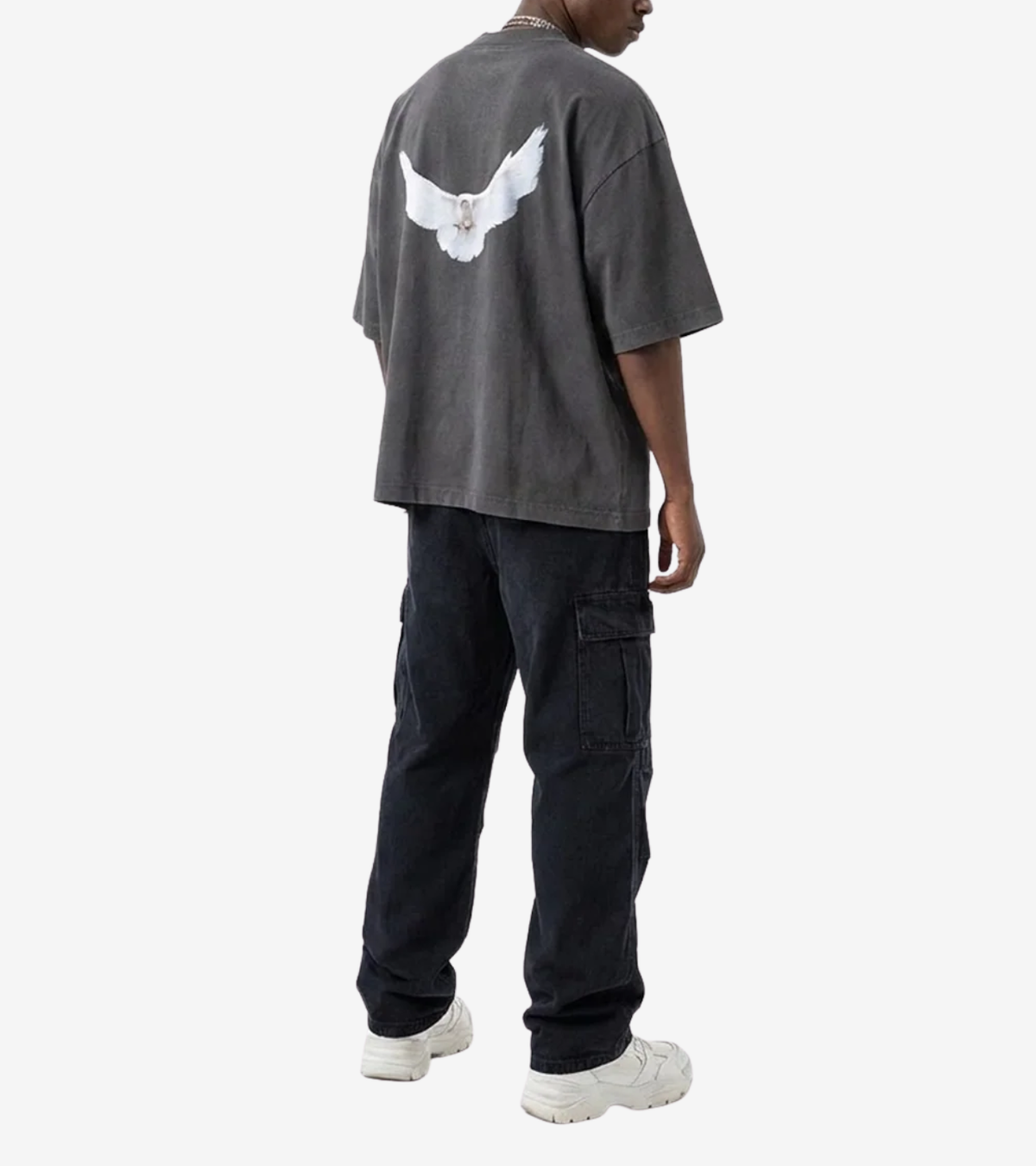 T-shirt Yeezy Gap Engineered by Balenciaga – Dove No Seam Tee 'Dark Grey'