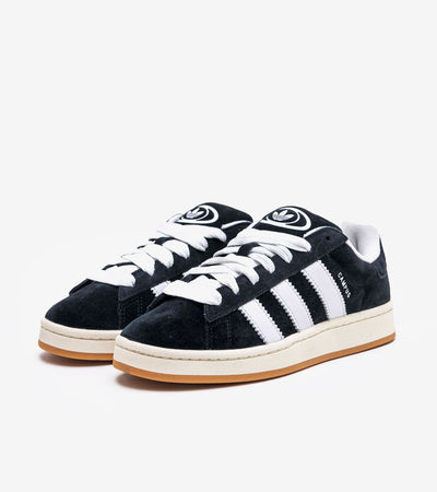 Adidas Campus 00s Core Black — Sneaker Suède Noir/Blanc