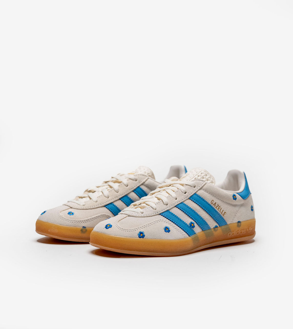 Adidas Gazelle Indoor Light Blue Floral – Sneaker Femme IF4491