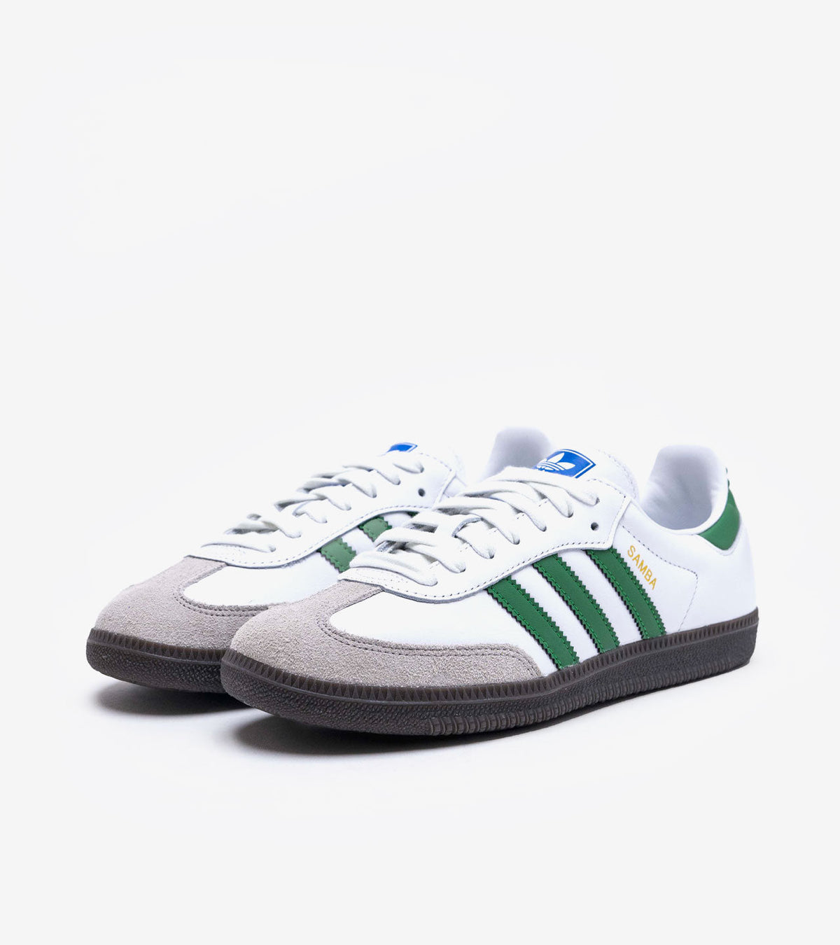 Adidas Samba OG — Blanc / Vert (IG1024)
