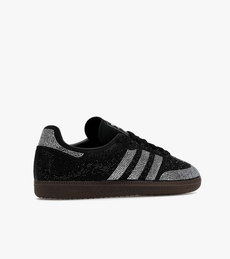 Adidas Samba OG Rhinestone Black Silver – Strass Argentés (Femme)