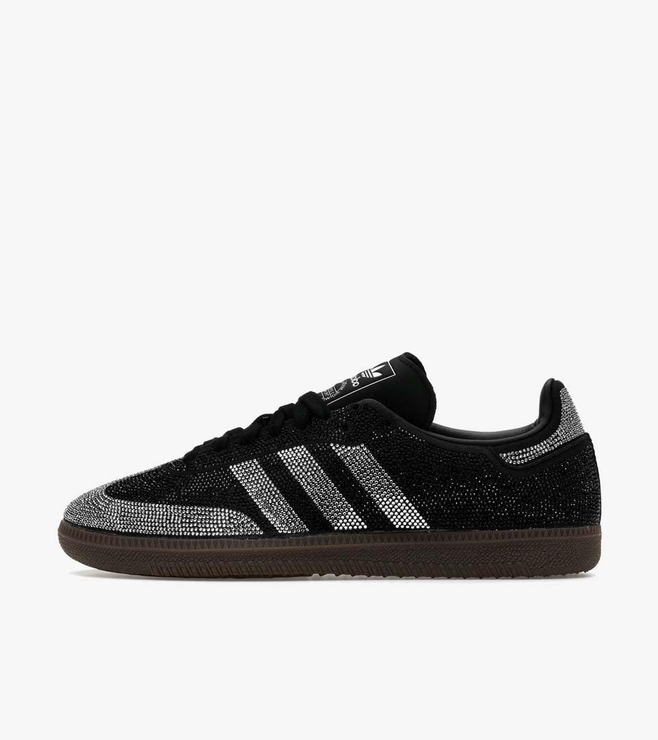 Adidas Samba OG Rhinestone Black Silver – Strass Argentés (Femme)