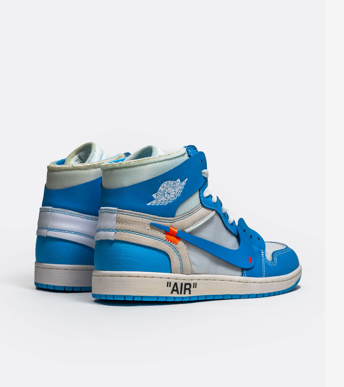 Air Jordan 1 Retro High Off-White University Blue — Collaboration Virgil Abloh