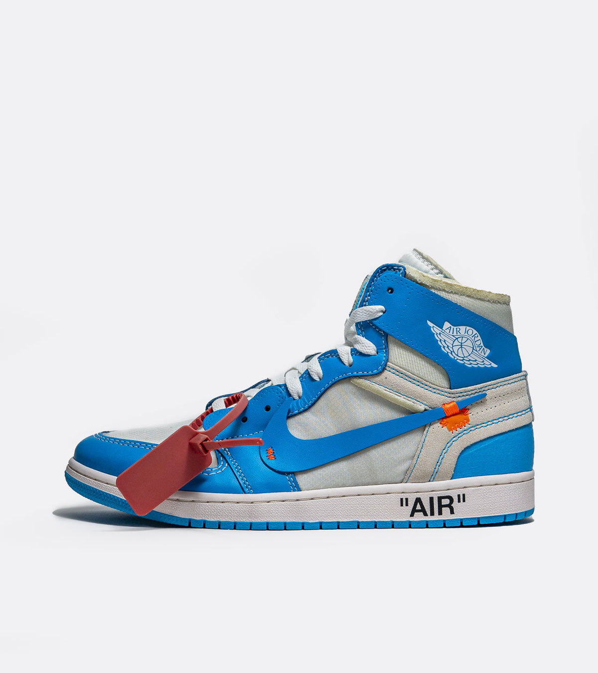 Air Jordan 1 Retro High Off-White University Blue — Collaboration Virgil Abloh