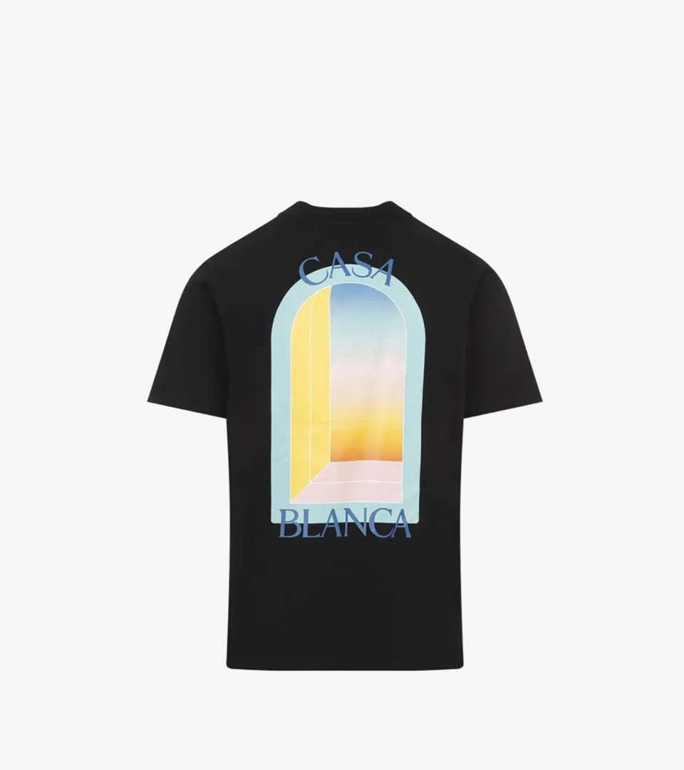 Casablanca L'Arche Colore Design T-Shirt – Noir (FW24)