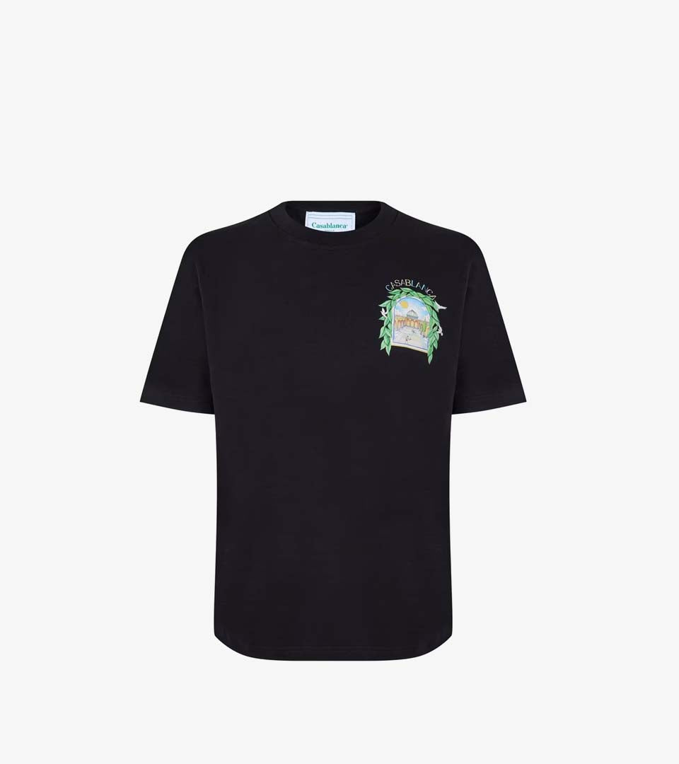 Casablanca L'Arche Colore Design T-Shirt – Noir (FW24)