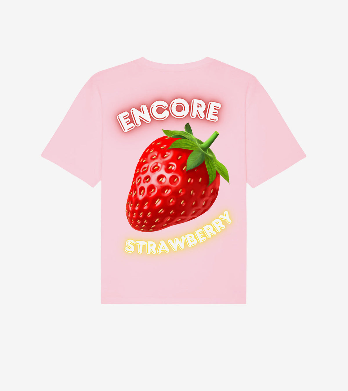 Encore Sneakers Tee Strawberry – T-shirt Light Pink