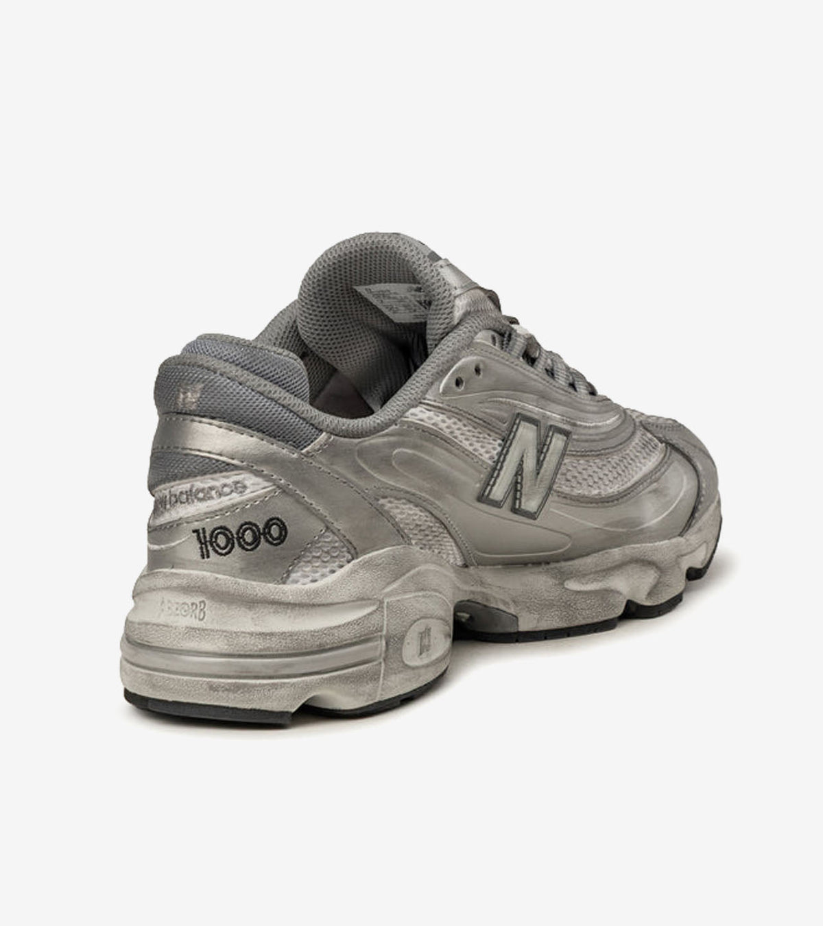 New Balance 1000 Silver Metallic Distressed — Moins de 200 €