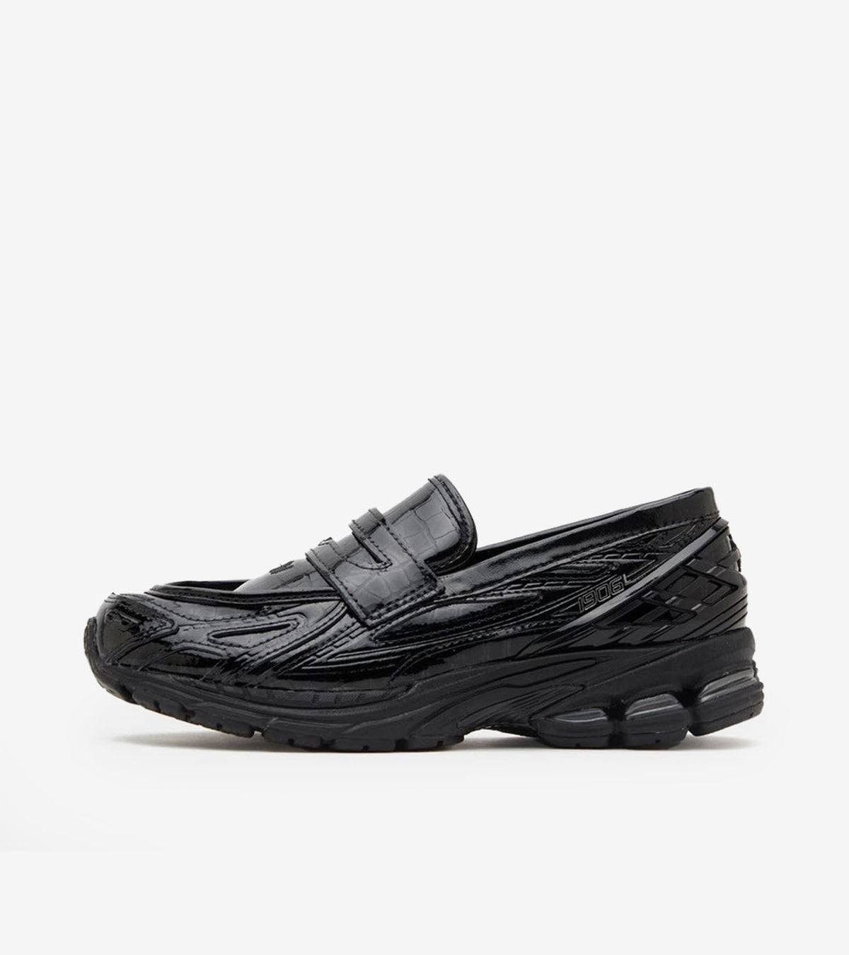 New Balance 1906L Black Croc – Snoafer verni noir effet croco | Moins de 200€