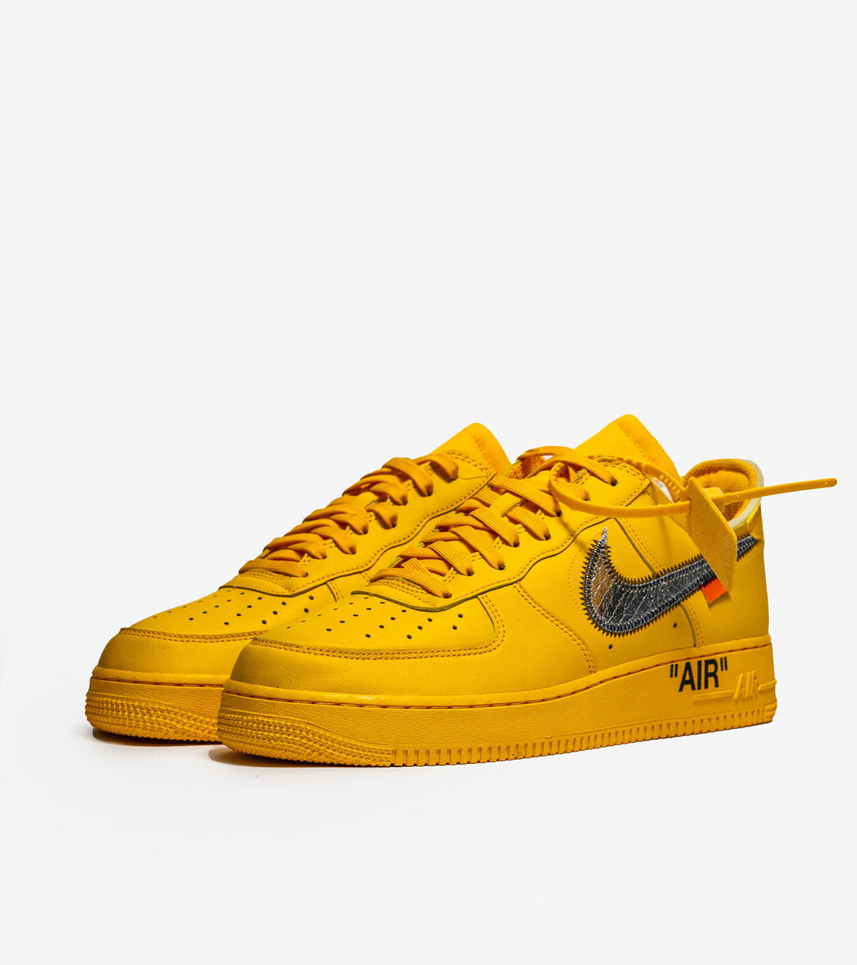 Nike Air Force 1 Low x Off-White ICA University Gold — DD1876-700