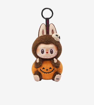Pop Mart Labubu – Happy Halloween Party – Pendentif Peluche Sitting Pumpkin