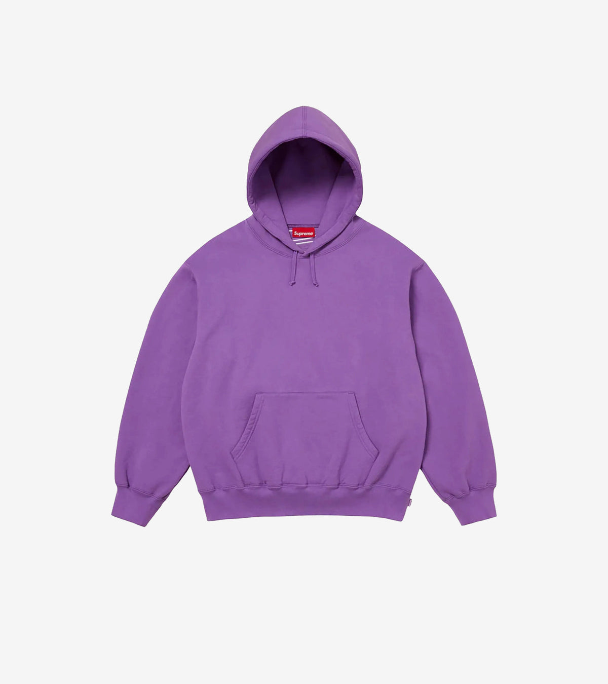 Supreme Satin Appliqué Hooded Sweatshirt (FW25) – Violet