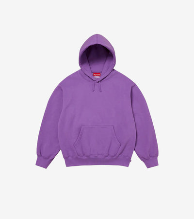 Supreme Satin Appliqué Hooded Sweatshirt (FW25) – Violet
