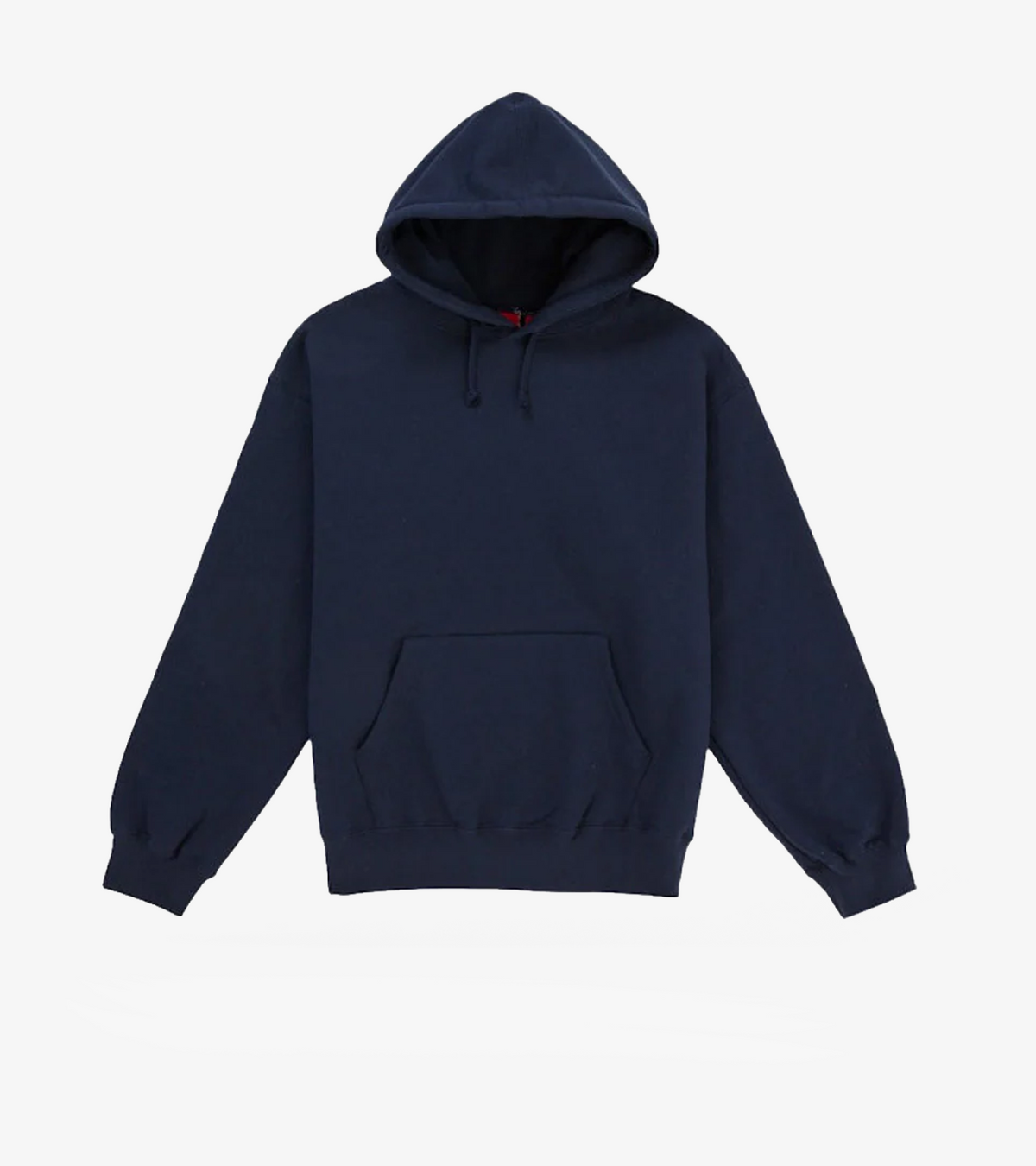 Supreme Satin Applique Hooded Sweatshirt – Washed Navy (SS26)