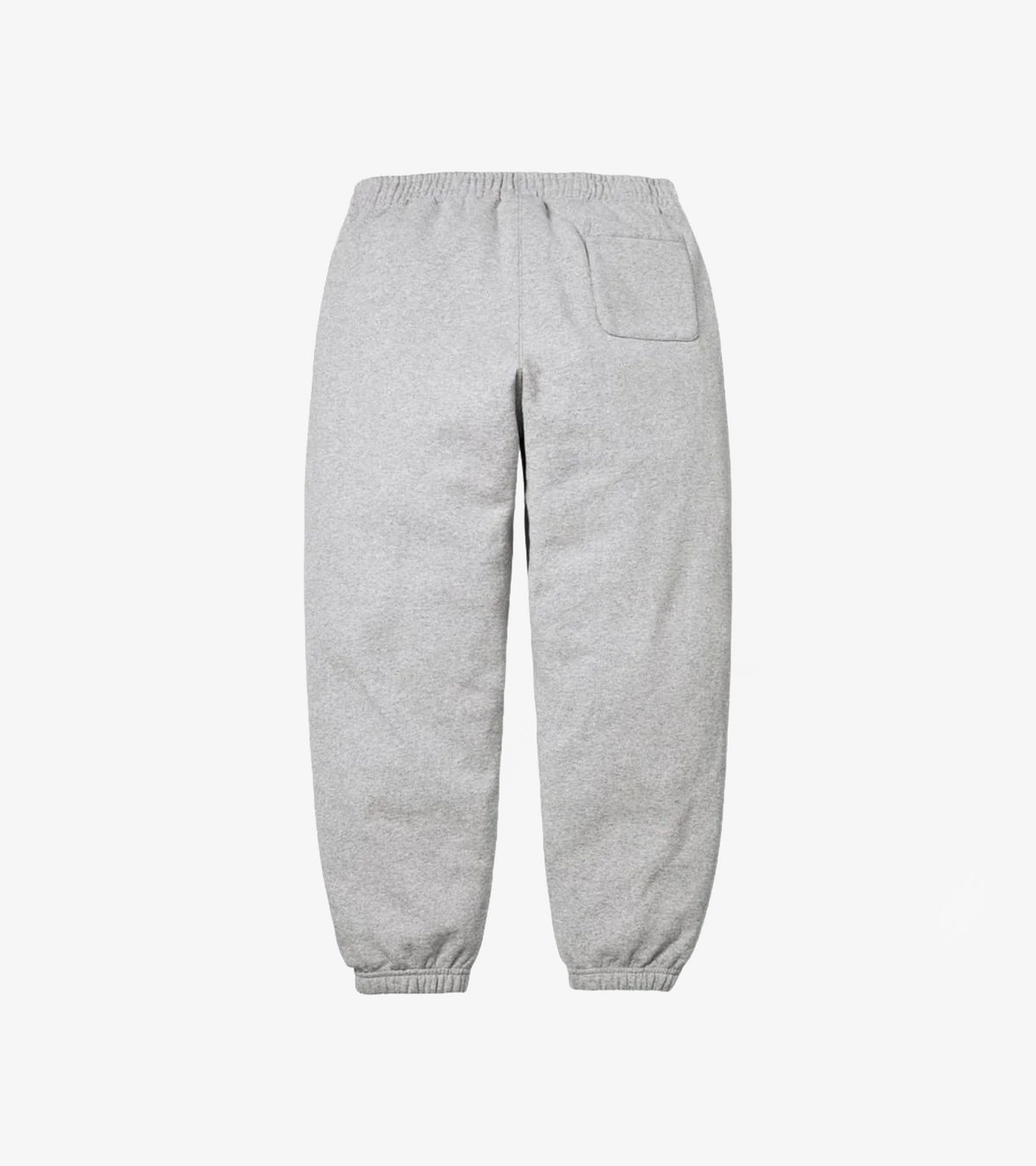 Supreme Satin Appliqué Sweatpant FW25 – Heather Grey