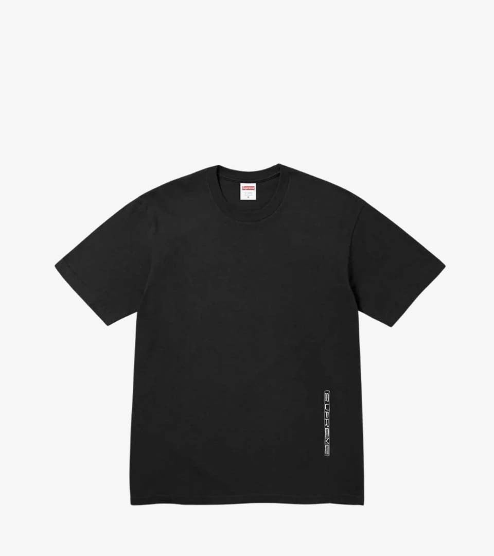Supreme Supper Tee Black – T-shirt graphique coton premium (moins de 200€)
